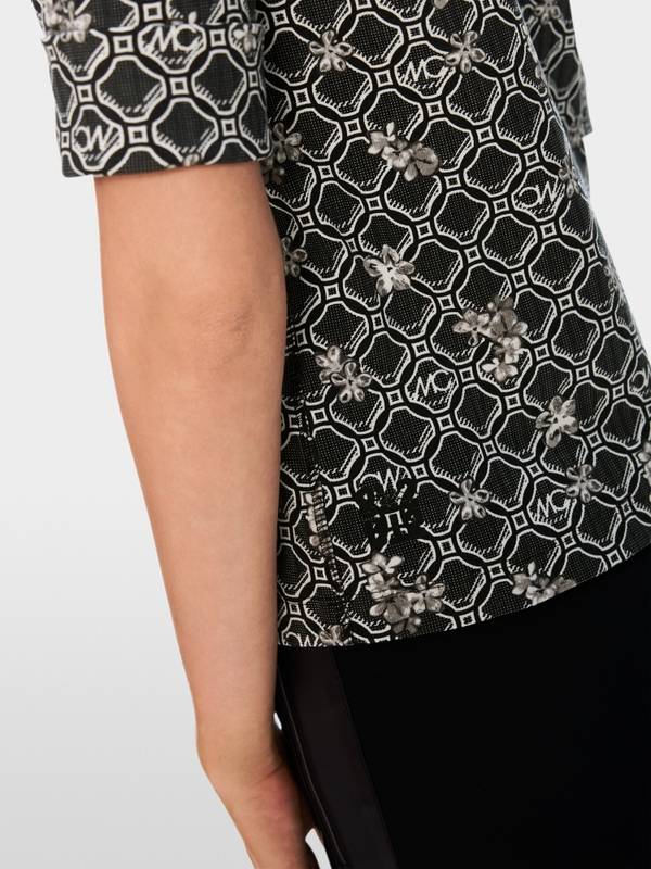 Marc Cain Shirt aus Baumwollstretch Rabatte dieses Monats