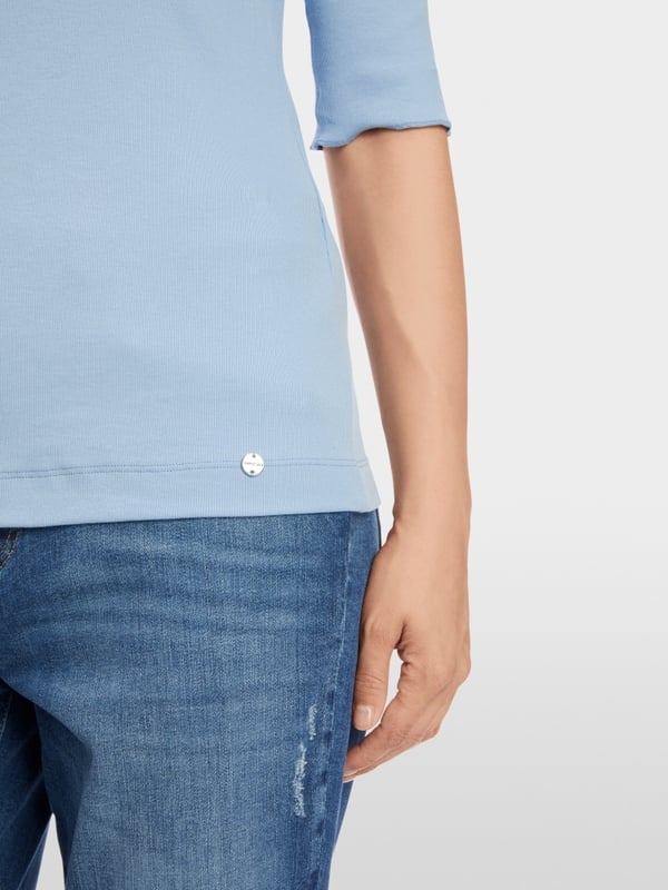 Marc Cain T-Shirt mit Turn-up-Ärmeln im Angebot