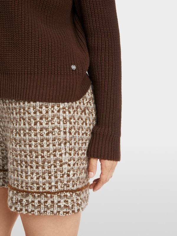 Marc Cain Rippen-Cardigan in Deutschland gestrickt Online Outlet