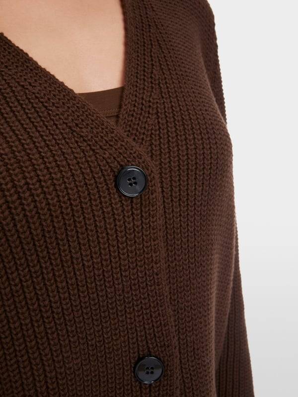 Marc Cain Rippen-Cardigan in Deutschland gestrickt Online Outlet