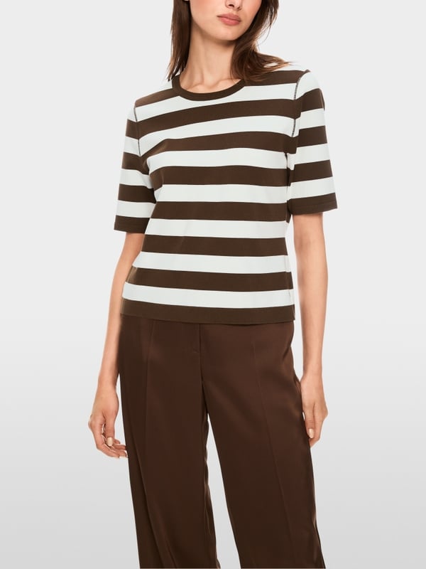 Marc Cain Streifen-Cardigan Knitted in Germany Exklusive Angebote