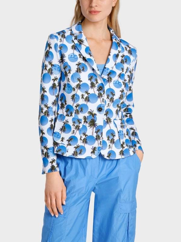 Marc Cain Beach-Point-Blazer aus Scubamaterial VIP-Rabatte