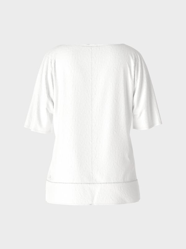 Marc Cain Unifarbene Schlupfbluse Neueste Stile