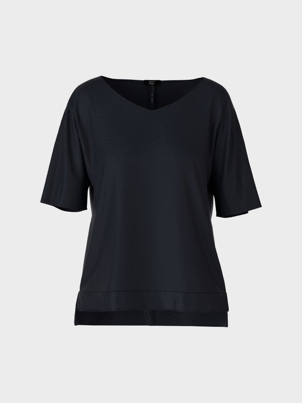 Marc Cain Unifarbene Schlupfbluse Bis zu 50% Rabatt