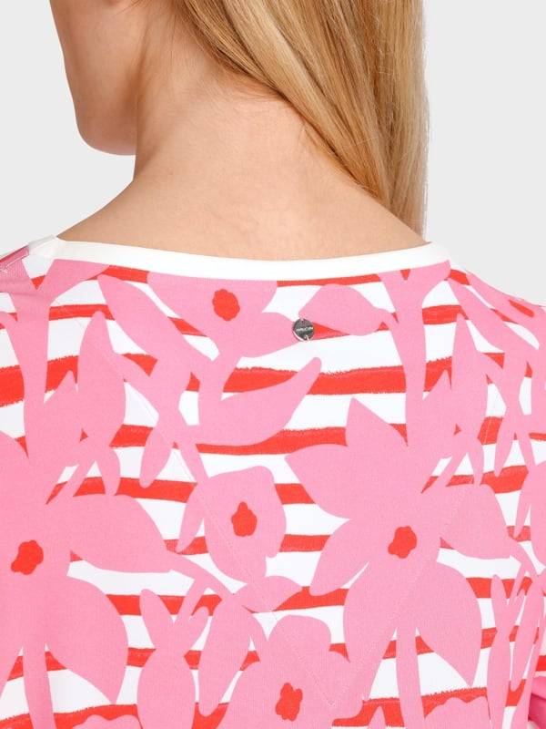 Marc Cain Elegante Bluse mit Overprint Bis zu 65% Rabatt