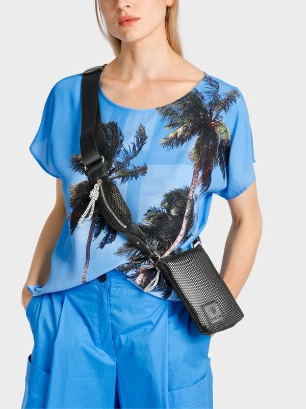 Marc Cain Bluse mit Palmenprint Nur für heute