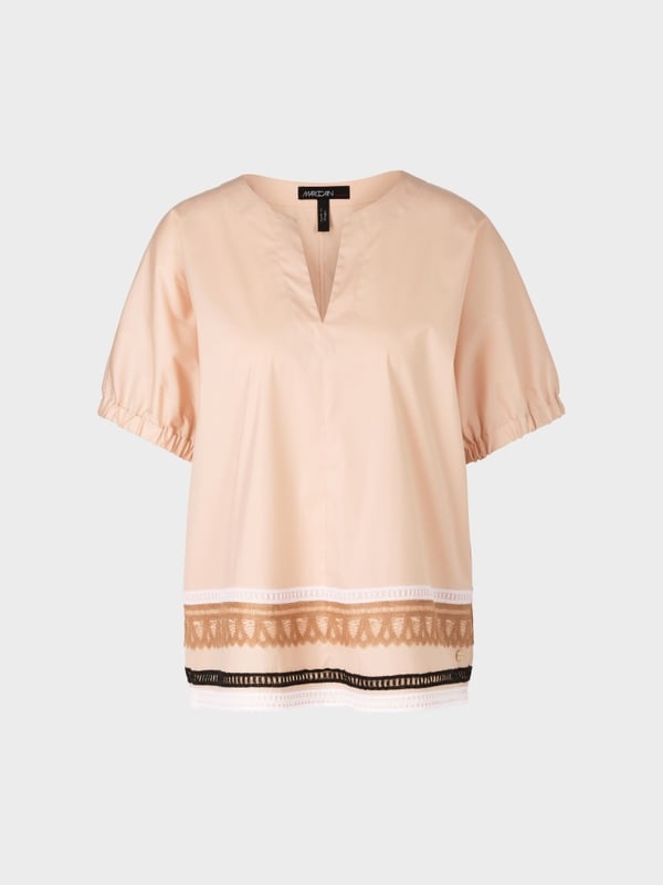 Marc Cain Weite Bluse mit Spitzendetails Super Rabatt