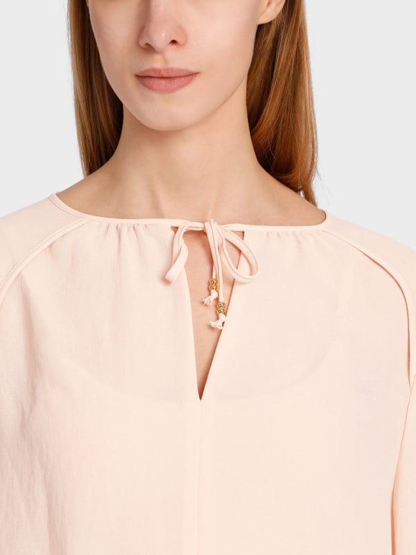 Marc Cain Leichte Bluse aus recyceltem Polyester Riesige Rabatte