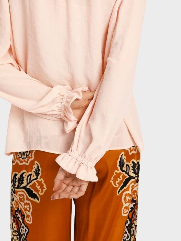 Marc Cain Leichte Bluse aus recyceltem Polyester Riesige Rabatte