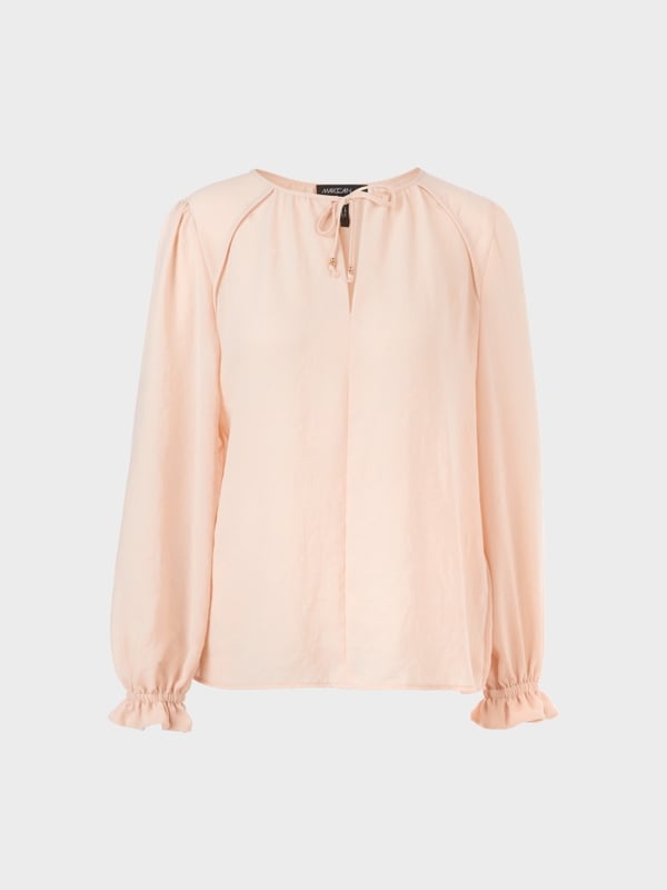 Marc Cain Leichte Bluse aus recyceltem Polyester Riesige Rabatte