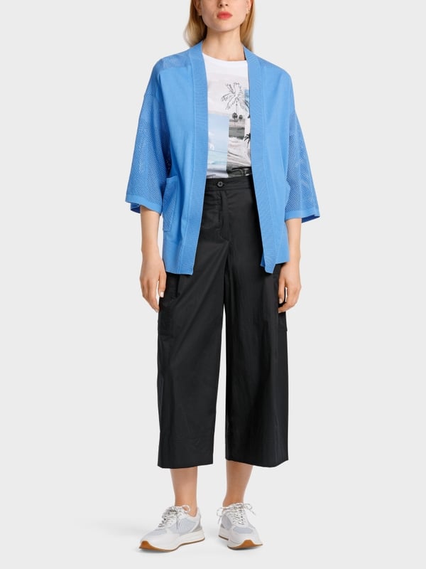 Marc Cain Cardigan mit Lochinsert