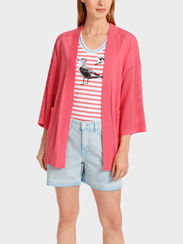 Marc Cain Cardigan mit Lochinsert Begrenztes Angebot