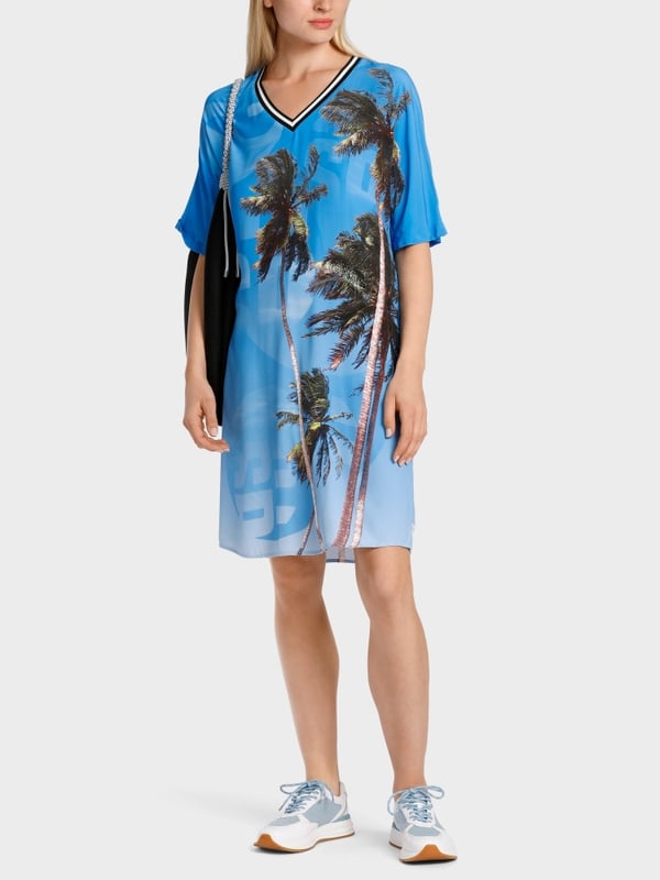 Marc Cain Kleid mit authentischem Palmenprint Nur für heute