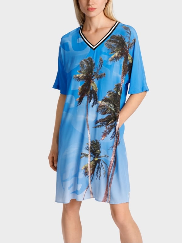 Marc Cain Kleid mit authentischem Palmenprint Nur für heute