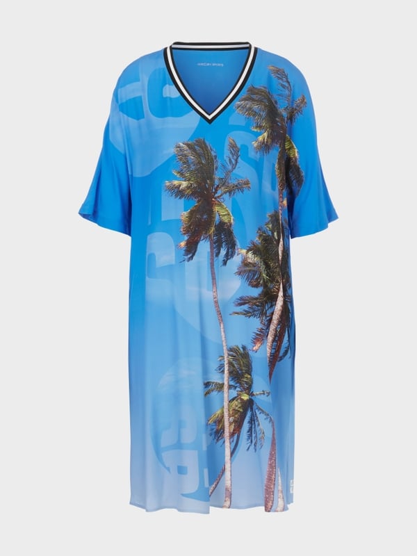 Marc Cain Kleid mit authentischem Palmenprint Nur für heute