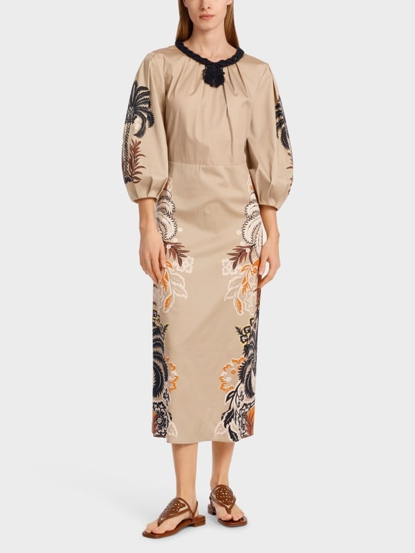 Marc Cain Midilanges, tailliertes Kleid Sonderangebot der Fabrik
