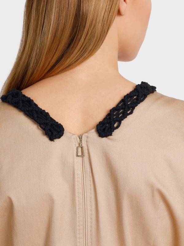 Marc Cain Midilanges, tailliertes Kleid Sonderangebot der Fabrik