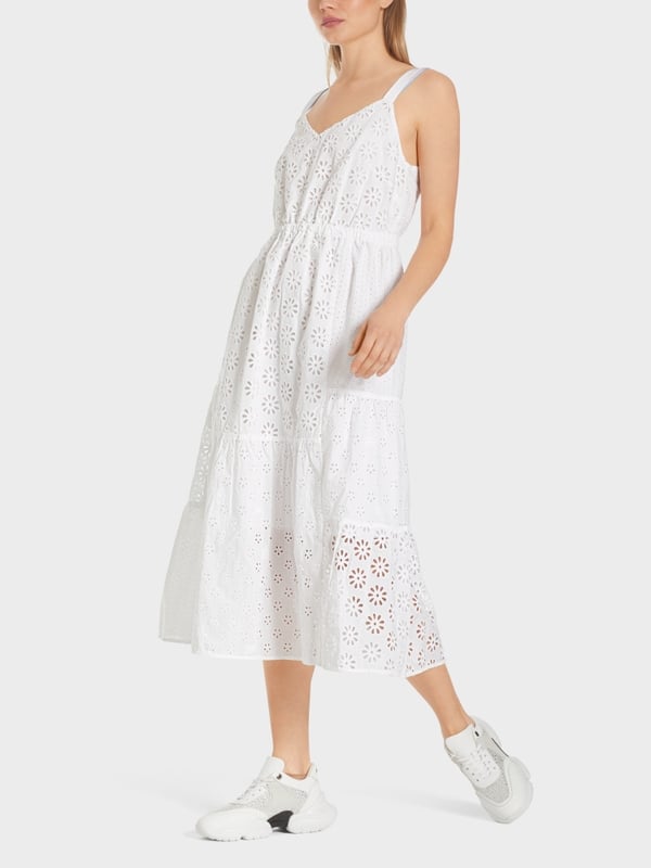 Marc Cain Sommerkleid mit Lochstickerei Riesige Rabatte