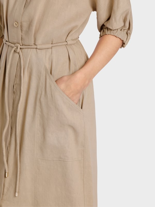 Marc Cain Midikleid mit Kimono-Ärmeln Fabrikladen