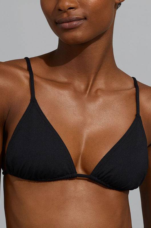 ﻿BIKINIS Mouna & Malou Triangle Bikini Noir Saisonale Angebote