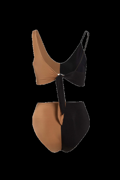 BIKINIS Mena Bikini Bronze/Schwarz Räumungsverkauf