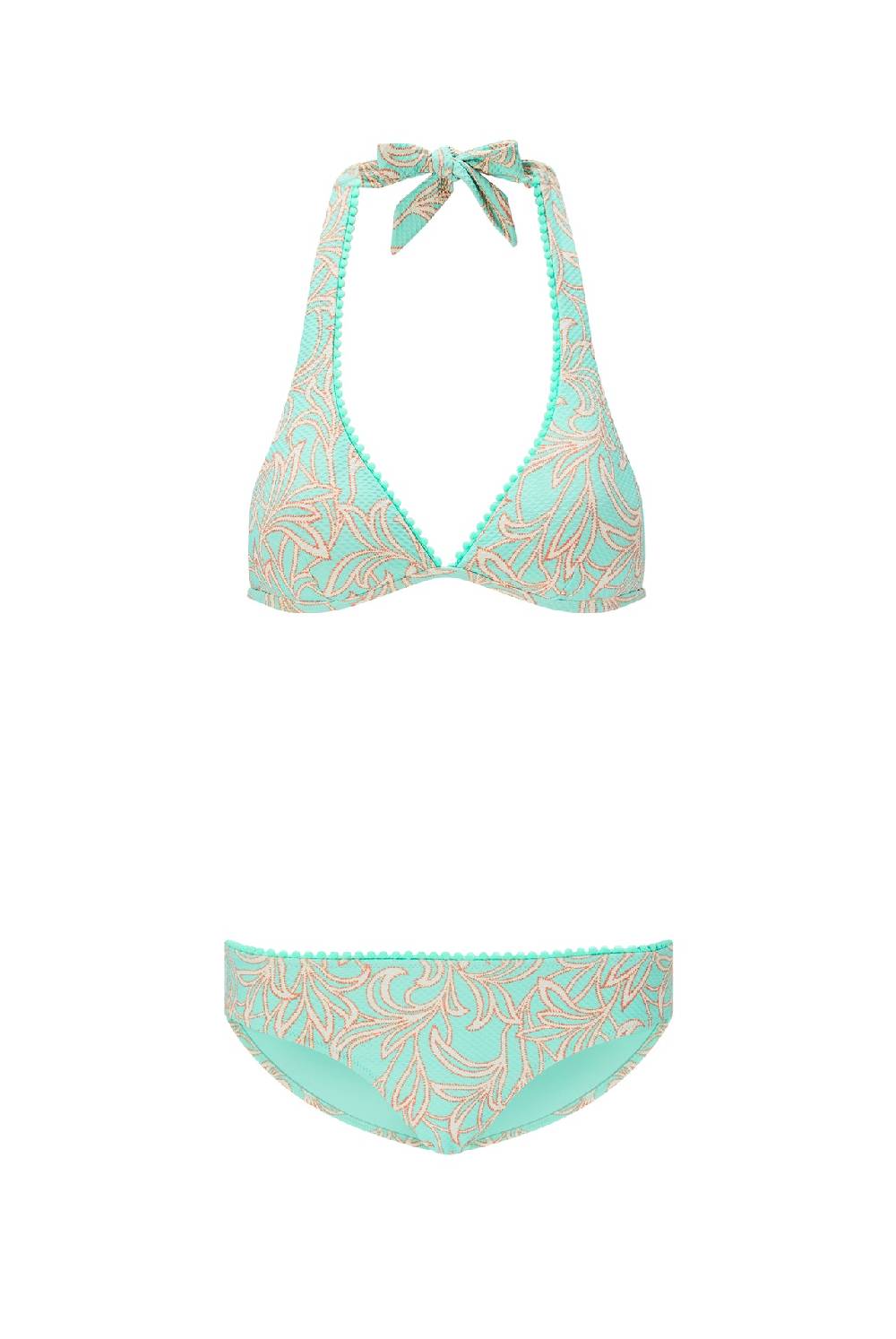 BIKINIS Pompom Padded Triangel Bikini Super Rabatt
