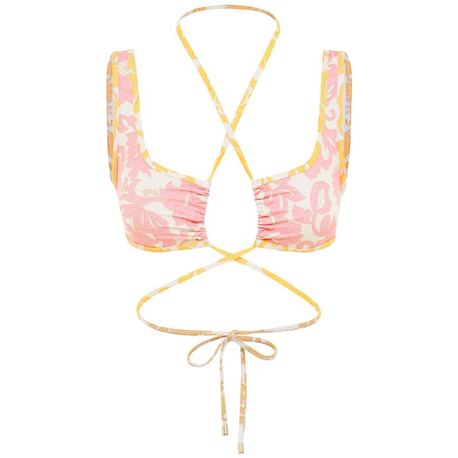 BIKINIS Folk Spliced Bikini Preisnachlass