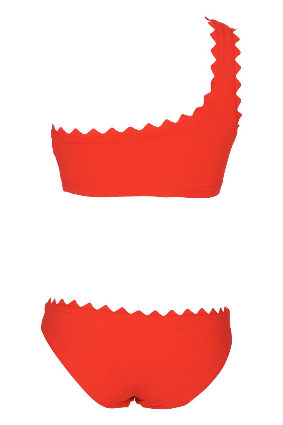 NEUHEITEN Ines Asymmetrischer Bikini Rot Black Friday