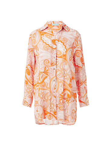 NEUHEITEN Paige Hemd Mirage Orange Discount Store für neue Produkte