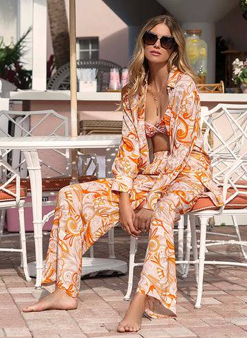 NEUHEITEN Paige Hemd Mirage Orange Discount Store für neue Produkte