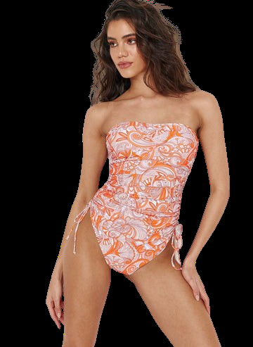 NEUHEITEN Sydney Padded Badeanzug Mirage Orange Nur noch ein Tag übrig