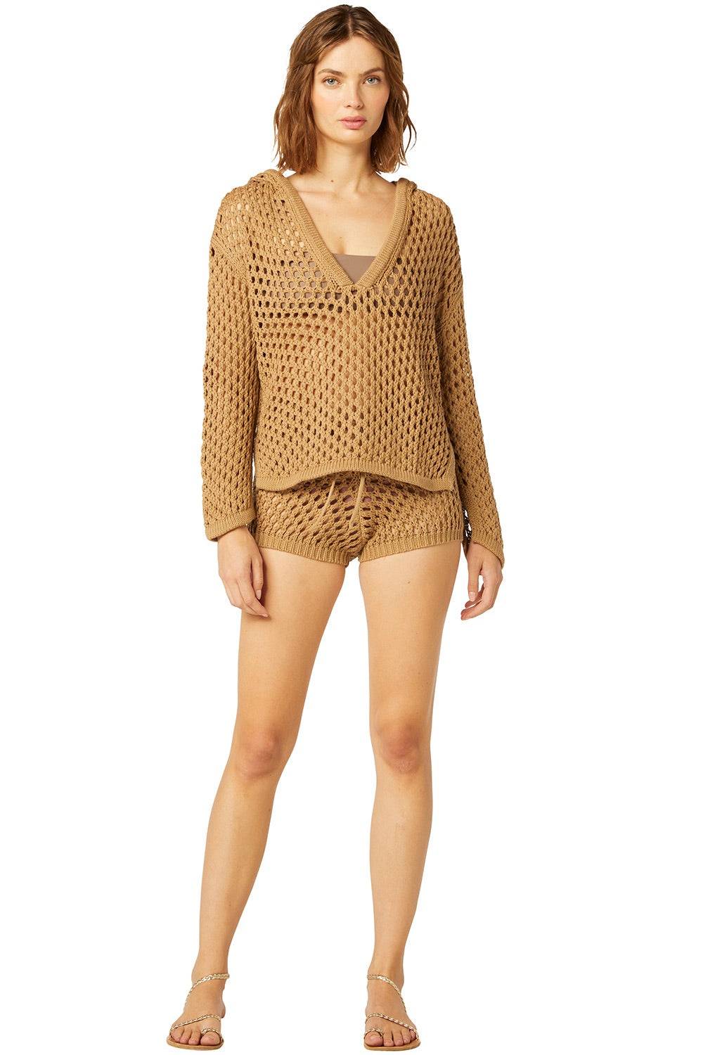 RESORTWEAR Shamani Hoodie Mocha Versandkostenfrei