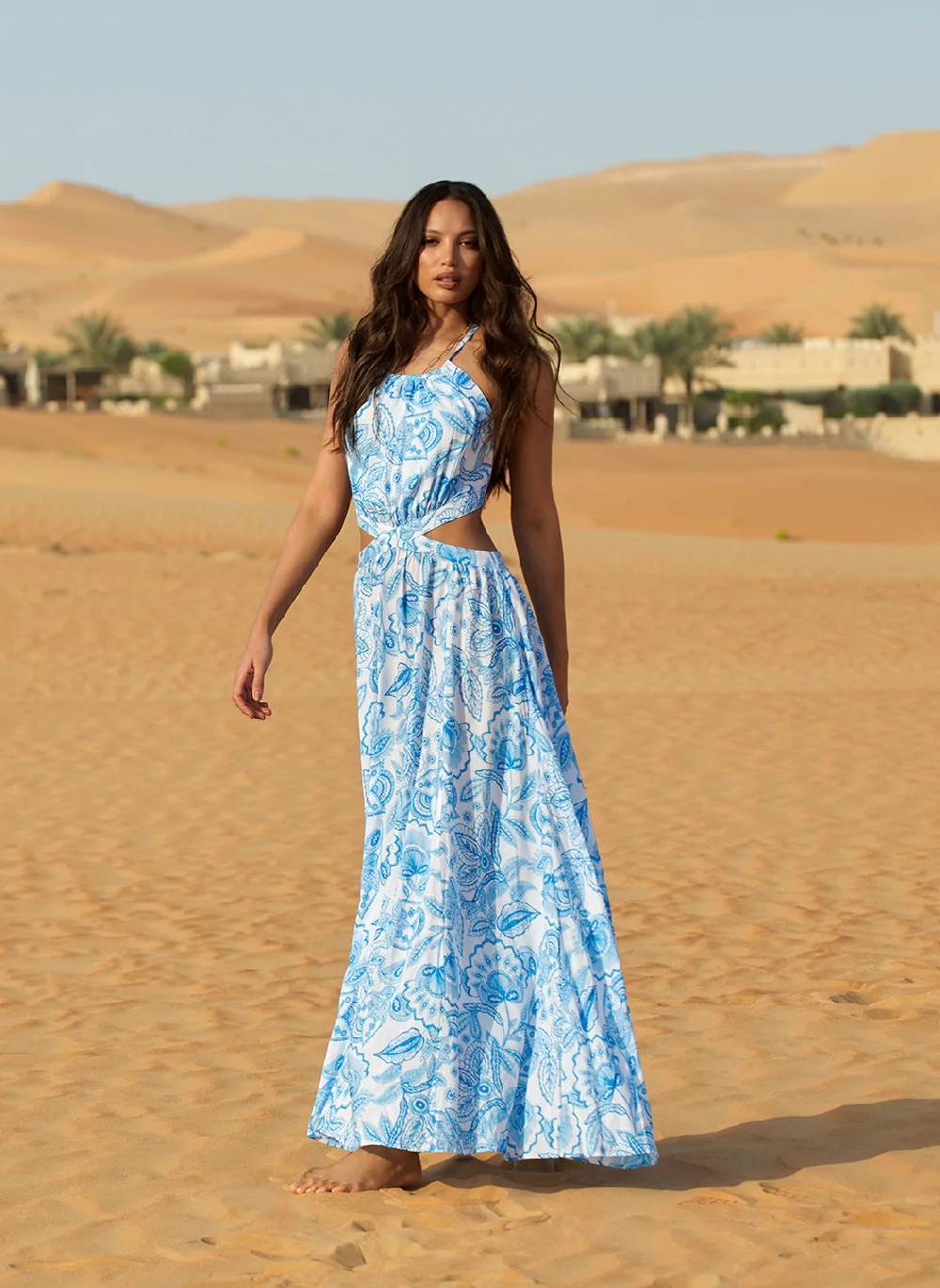 NEUHEITEN Arabella Maxikleid Ceramic Tägliche Deals