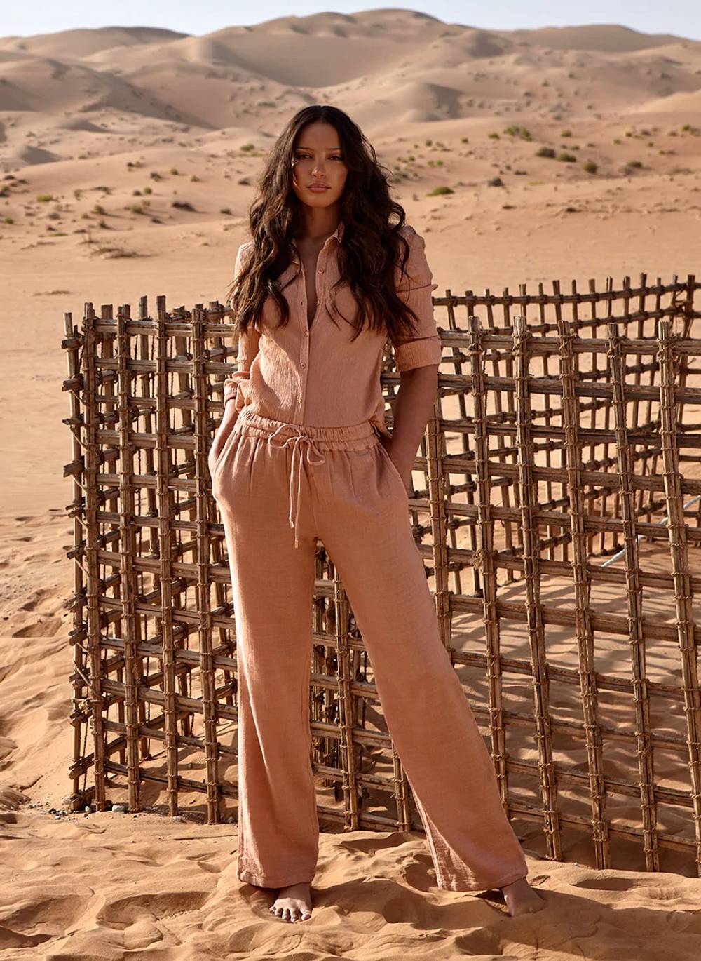 RESORTWEAR Tina Bluse Tan Letzte 2 Tage