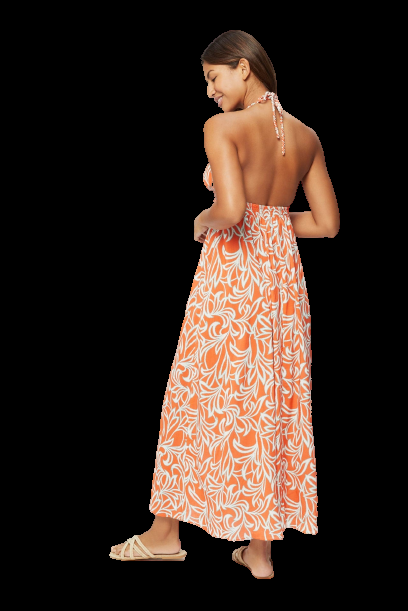 NEUHEITEN Coral Gardens Triangel Maxikleid Im Verkauf