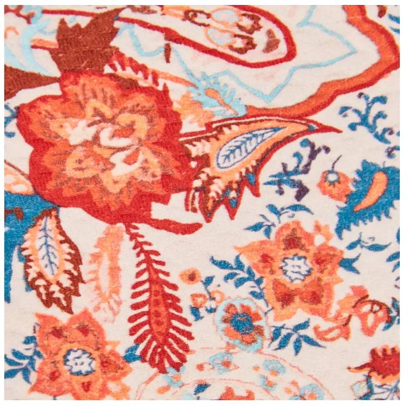 NEUHEITEN Coral Paisley Midikleid Rabatte dieses Monats