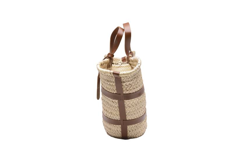 ACCESSOIRES Greta Korb Natur/Braun Outlet