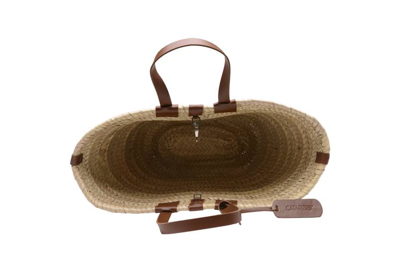 ACCESSOIRES Greta Korb Natur/Braun Outlet