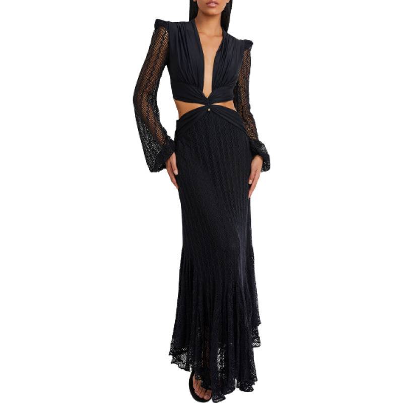 NEUHEITEN Cut-Out Kleid Schwarz Hotsell