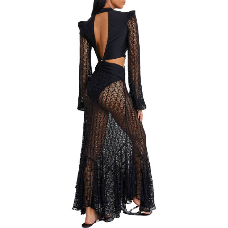 NEUHEITEN Cut-Out Kleid Schwarz Hotsell