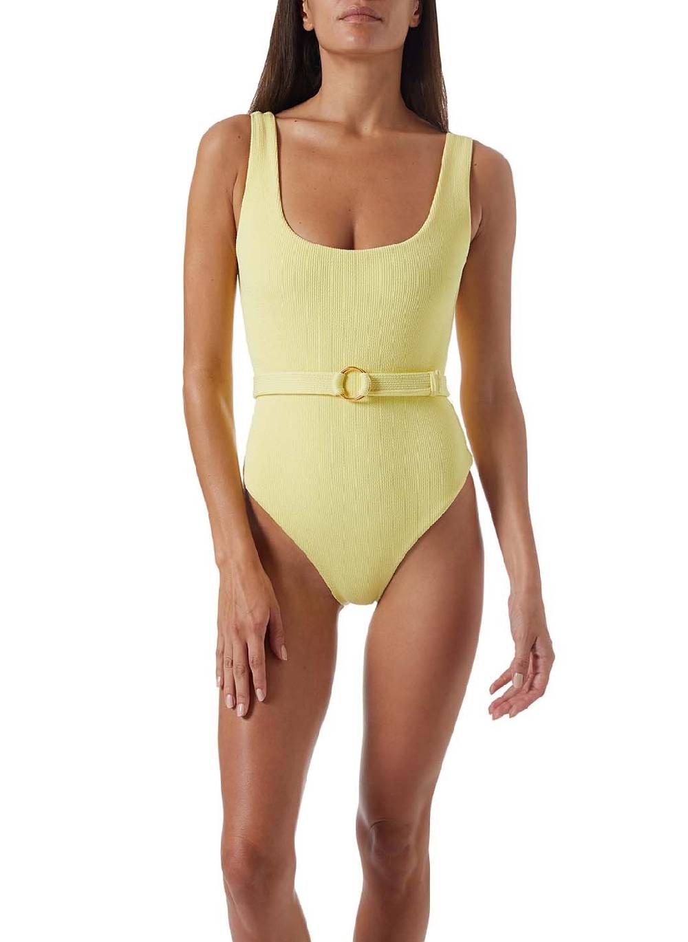 NEUHEITEN Rio Badeanzug Ridges Yellow im Angebot