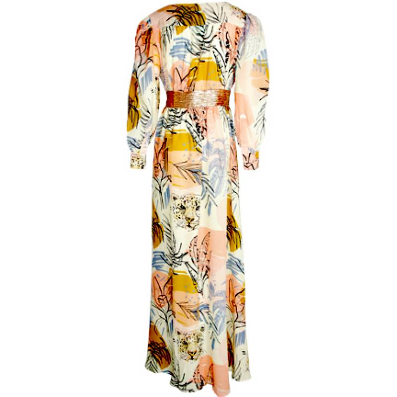NEUHEITEN Maxikleid Abstract Jungel Blitzverkäufe