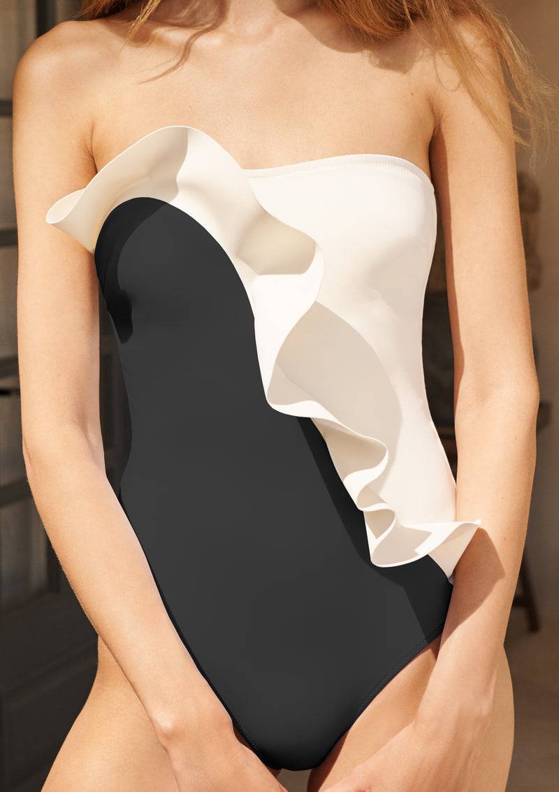 NEUHEITEN Pavana Badeanzug Black/Creme Limitierter Zeitrabatt