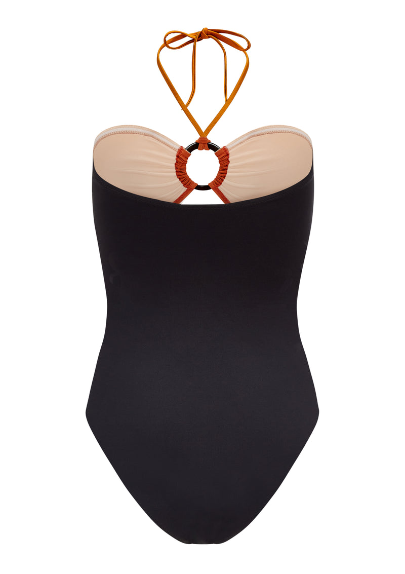 NEUHEITEN Rao Badeanzug Amber/Black/Creme Fabrikpreis