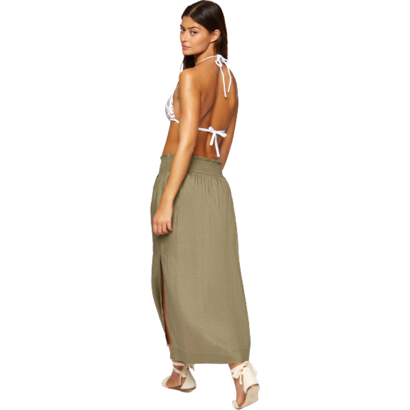 NEUHEITEN Gesmokter Rock Olive Cyber Monday