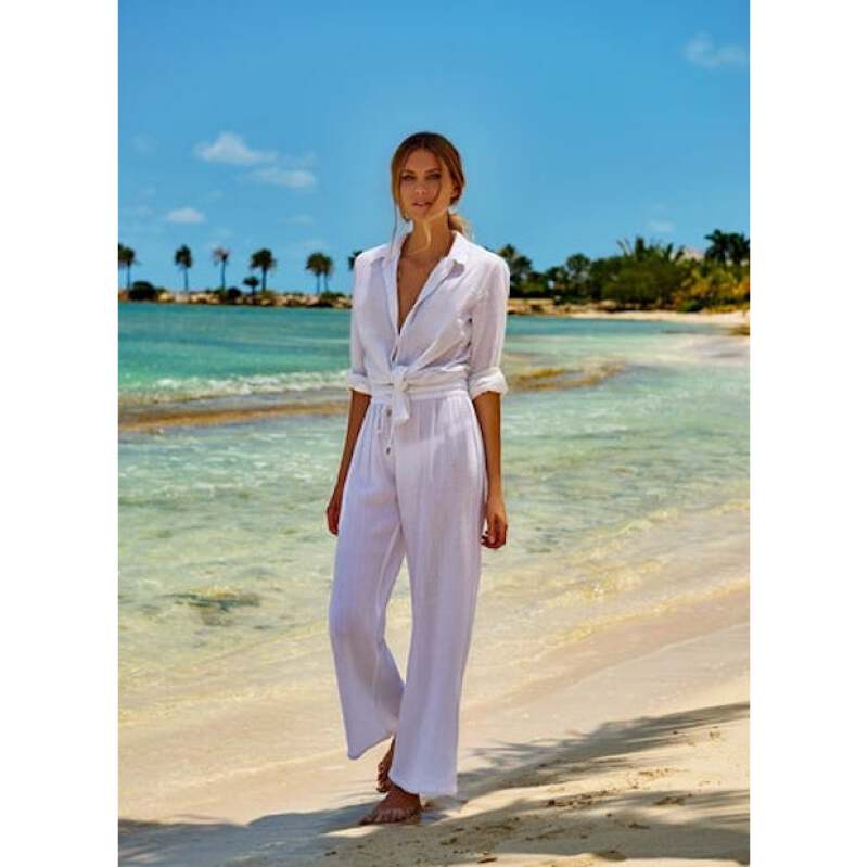 RESORTWEAR Krissy Hose White Vatertagsangebot