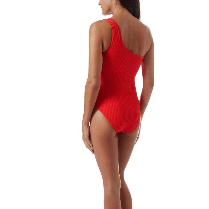 NEUHEITEN Palermo Padded Badeanzug Red Ribbed Top Angebot