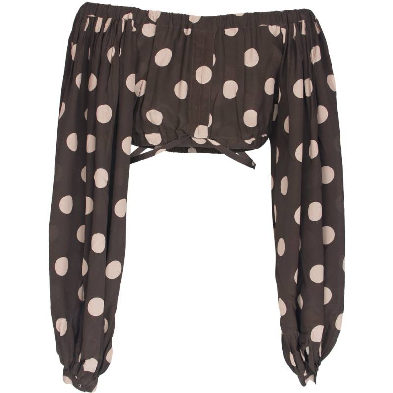 RESORTWEAR Blake Top Dot Coffee Sonderangebote