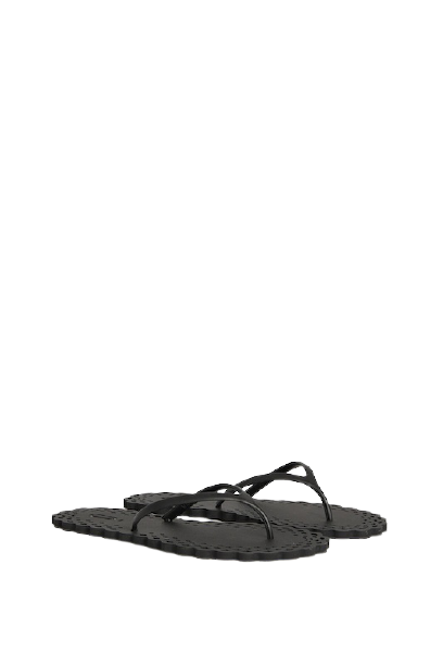 ACCESSOIRES Doily Flipflop Schwarz Kostenlose Rückgabe