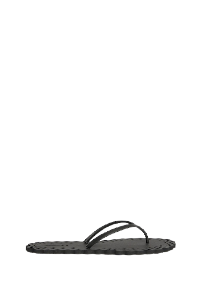 ACCESSOIRES Doily Flipflop Schwarz Kostenlose Rückgabe